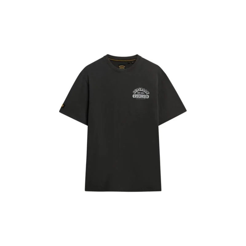 Superdry  Record Label Oversized T-Shirt for Men | Best Price UAE