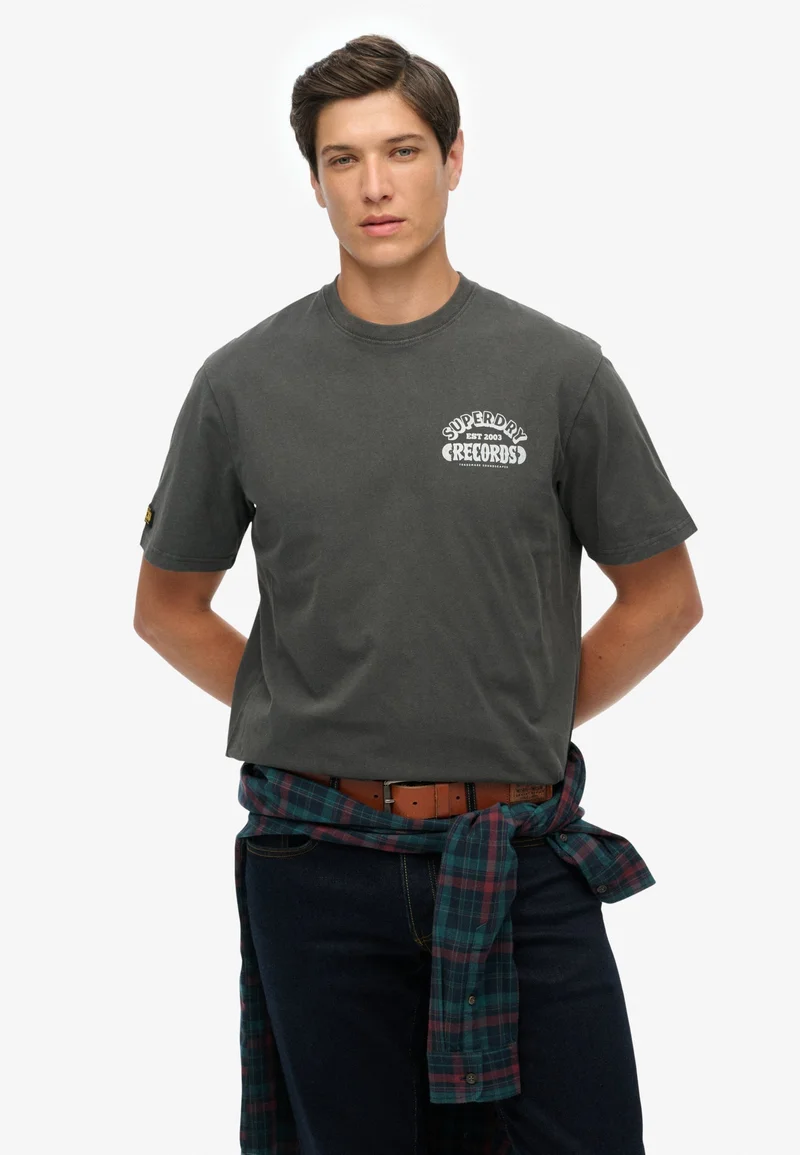 Superdry Record Label Oversized T-Shirt