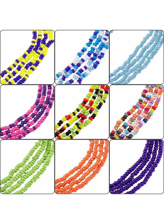 Hicarer 20 Pieces Waist Bead Jewelry Women Waist Chain Colorful Body Chain Beach Bikini Belly Chains for Women Girls Summer - Image 4