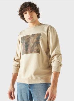 Graphic Crew Neck Sweatshirt