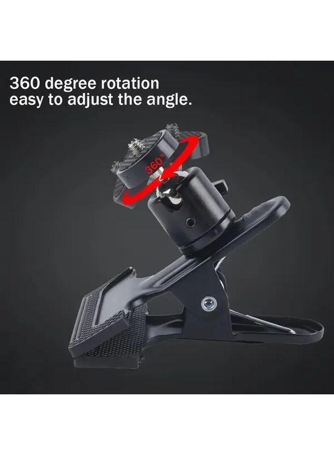 Black Embroidery Stand Clamp Adjustable 360 Degree Rotating Cross Stitch Holder - Image 2