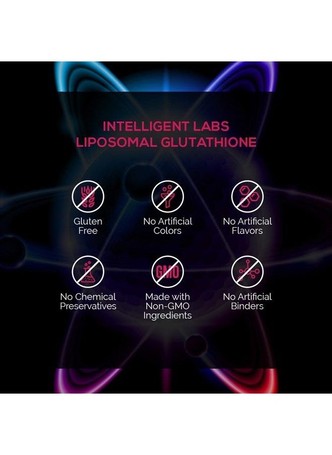 Intelligent Labs Liposomal Glutathione - Highly Advanced Antioxidant, Reduced Setria Glutathione, 500MG per Serving Liquid Supplement Organic, 30 Servings  - Image 4
