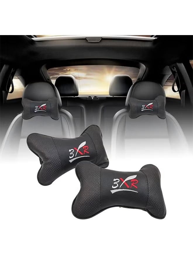 3 اكس ار قطعتان من مسند الرأس لمقعد السيارة ودعم مسند الرأس - Image 2