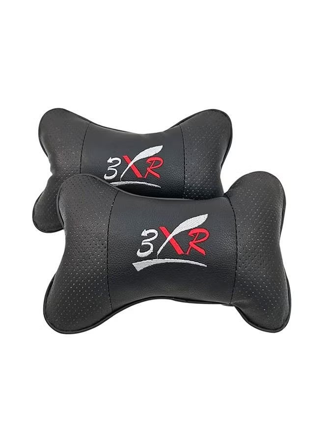 3 اكس ار قطعتان من مسند الرأس لمقعد السيارة ودعم مسند الرأس - Image 1