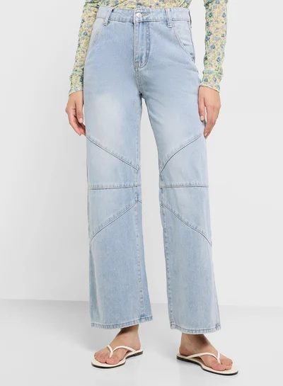 Ginger High Rise Barrel Leg Jeans