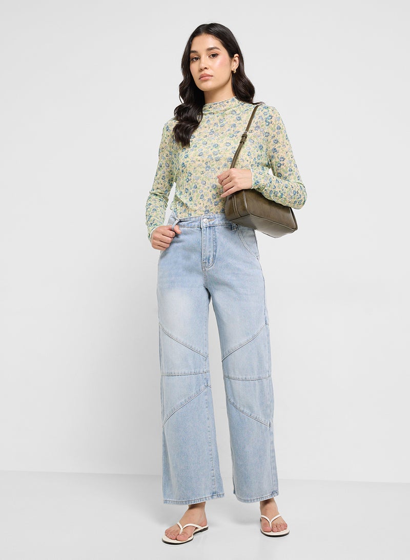 Ginger High Rise Barrel Leg Jeans  - Image 2