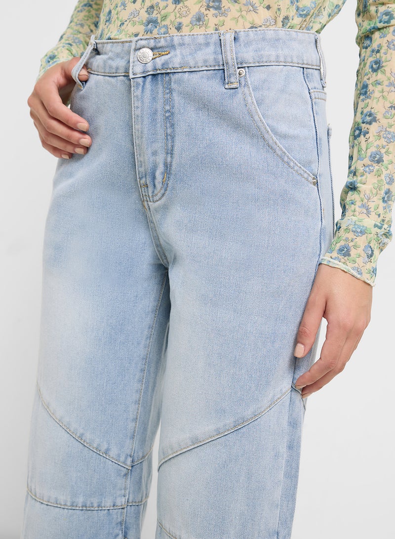 Ginger High Rise Barrel Leg Jeans  - Image 4