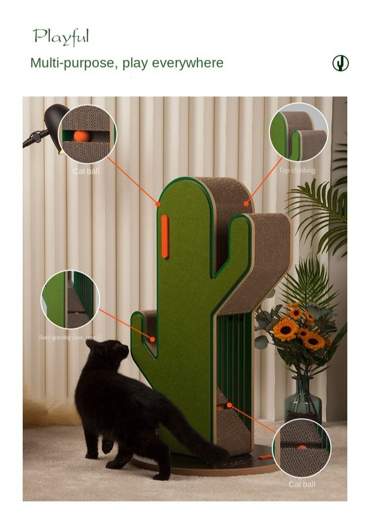 PETREE - Urban oasis cactus Cat tree vertical Scratching post cat nest cat tree integrated wear-resistant claw - Image 1