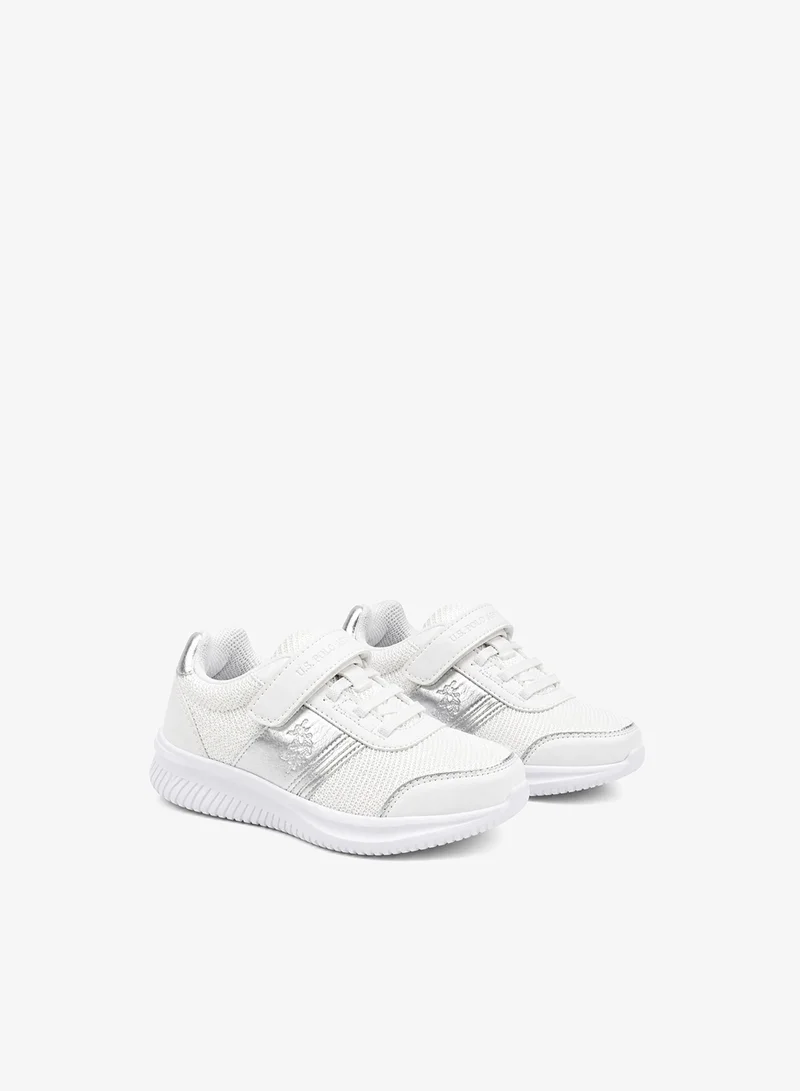U.S. Polo Assn.  U.S. Polo Assn. Kids Casual Sneakers | Lightweight Breathable Walking Shoes with Hook & Loop Closure | Comfortable School & Everyday Sports Shoes for Boys & Girls  | Best Price UAE