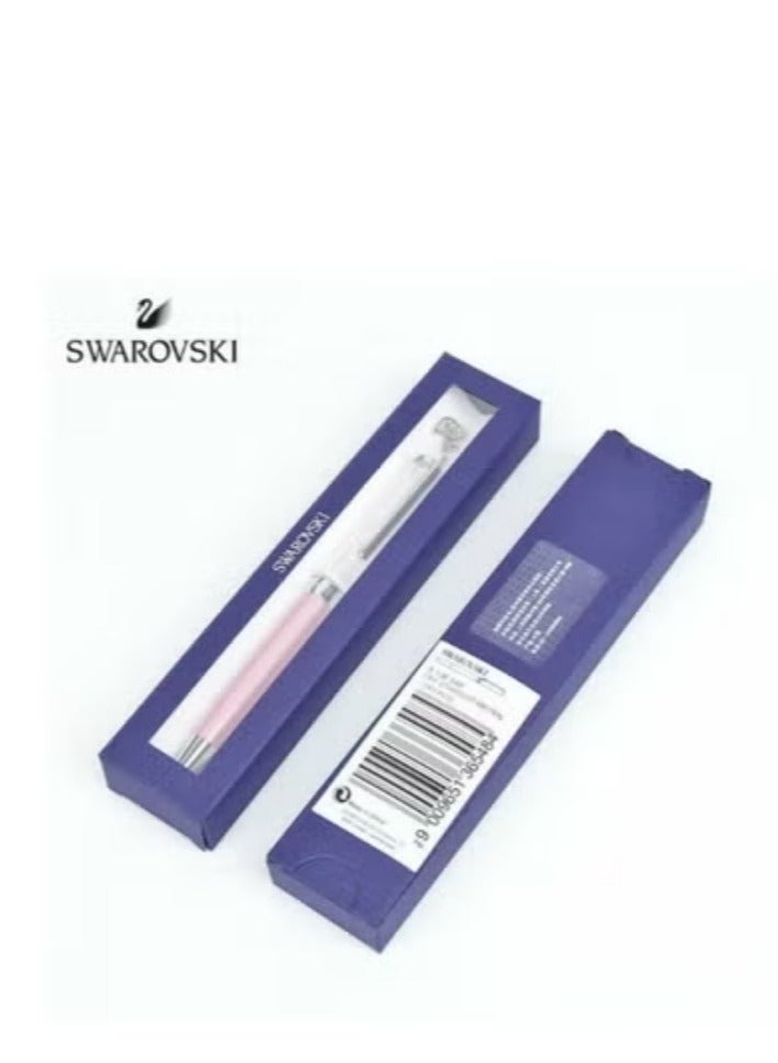 SWAROVSKI قلم كريستال سواروفسكي الوردي