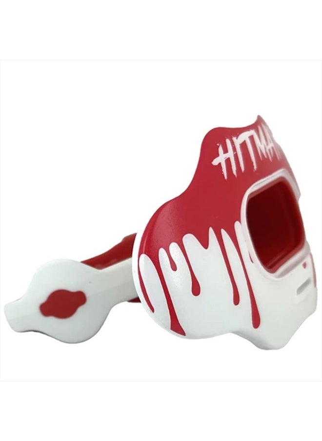 DAMAGE CONTROL - Mouth Guard - Youth Mouth Guard That Protect Lips & Teeth - No Boiling Pacifier, Breathable Binky Mouthpiece - Football Mouthpiece - Works with Braces - Helmet Strap Included - Image 1