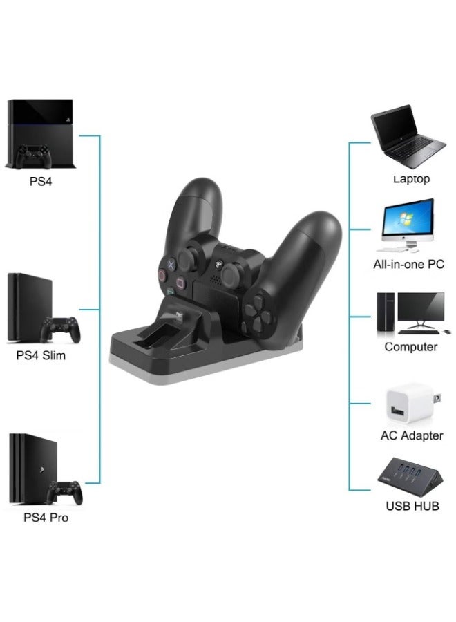 ACLIX Dual Wireless Charging Controller Dock For PlayStation 4 - Image 2