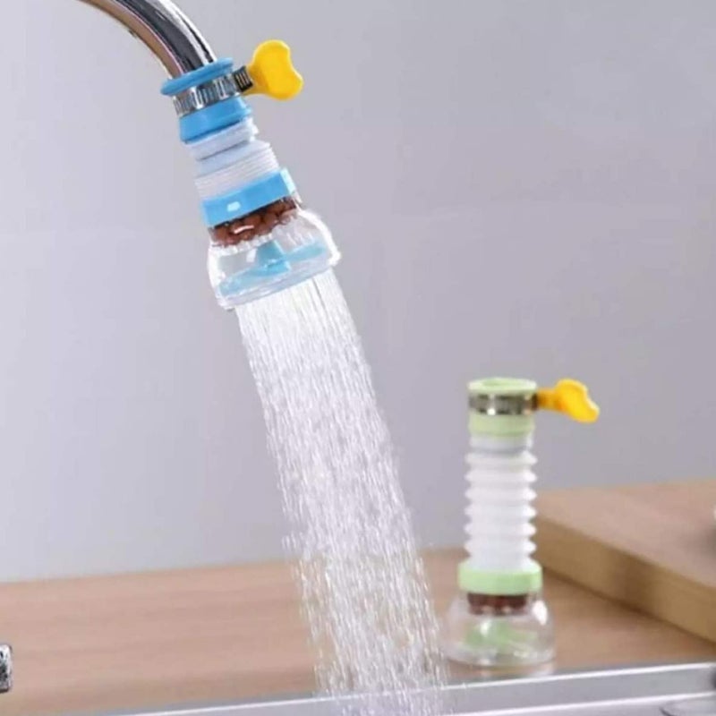XML Kitchen Tap Extension Flexible Sink Faucet Expandable Water Tap Filter Shower Head Rotatable Nozzle Adapter Tap Extender For Sink Tap Accessories Items Tools Smart Gadgets Fuvaro (Plastic) (2) - Image 2