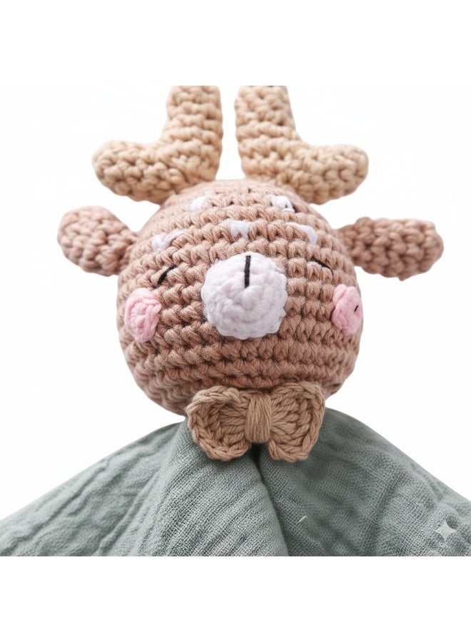 Bambimici Washcloths Muslin Cloths with Wooden Teething - Image 2