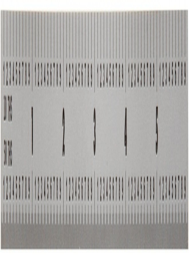 Mitutoyo 182-204, Steel Rule, 6" (3R), (1/32, 1/64", 1/10", 1/50"), 1/64" Thick X 1/2" Wide, Satin Chrome Finish Tempered Stainless Steel - Image 2