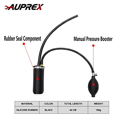 AUPREX Universal Easy Intake Adapter, Automotive Smoke Machine Bladder, Pipes Fuel Leakage Detector, Smoke Leak Diagnostic Tester for 12V Vehicles - Image 2