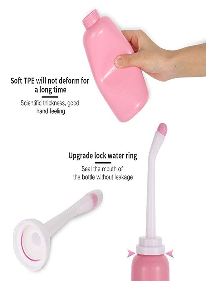 Dhadh Travel Bidet Easy-to-use Large Portable Handheld Bidet Bottle with Convenient Nozzle Storage & Fancy Travel Bag (2) - Image 4