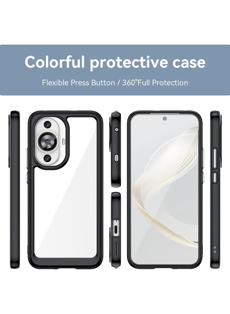 general Slim Thin Transparent Blue Case for Huawei Nova 12s, Soft Protective Cover with Flexible TPU Protection Bumper Shell for Huawei Nova 12s (6.7") - Image 5