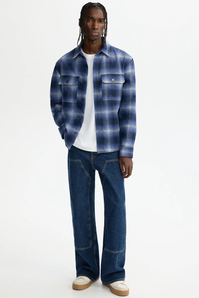 H&M Regular Fit Flannel overshirt