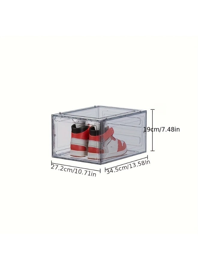 صناديق أحذية قابلة للتكضيب، صناديق تخزين أحذية قوية مطورة، تخزين أحذية متعددة الوظائف، صناديق تخزين صناديق أحذية - Image 3