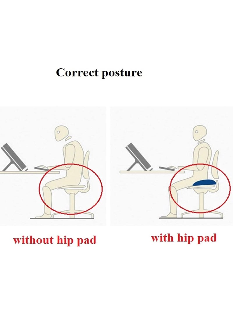Coccyx Soft Comfortable Foam Seat Cushion Orthopedic Pain Relief Seat Cushion For Car Office Wheelchair