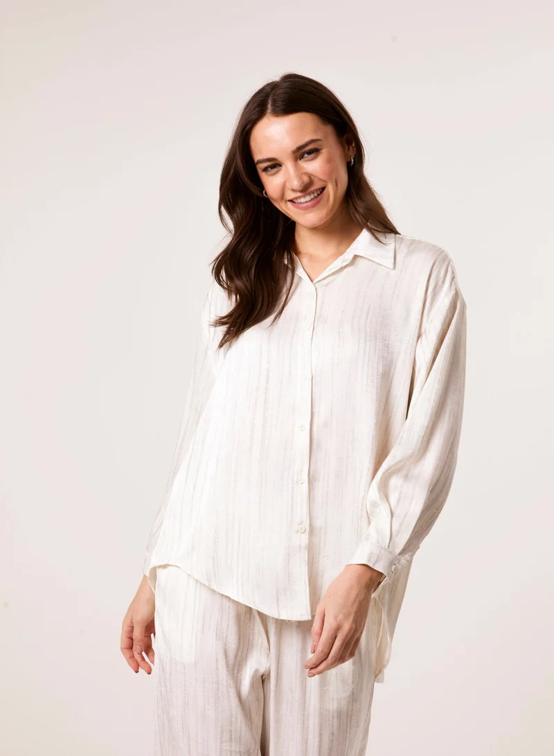 Blue Vanilla Striped Long Sleeve Shirt