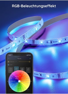 Govee Alexa LED Strips 5m, RGB Smart WiFi LED Room Lights Works with Alexa, Google Assistant and App, 64 Scene and Music Modes for TV, Ceiling and Electronic Game - pzsku/Z9B8B99CF4B0AFDC1533BZ/45/_/1732652765/af6ee849-2fc8-4a84-8983-21e8c9875478