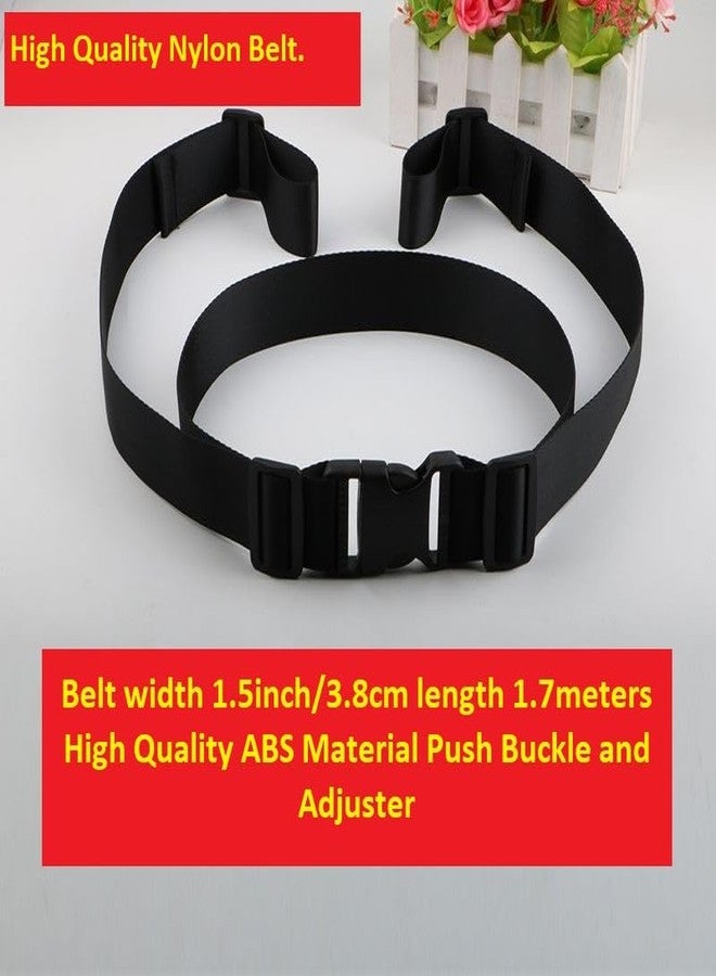 Icony Baby Safety Belt, Secure Your Little One/Twins Everywhere 1.5"X1.7Meter Adjustable 1 Pack (Black, Single) - Image 3