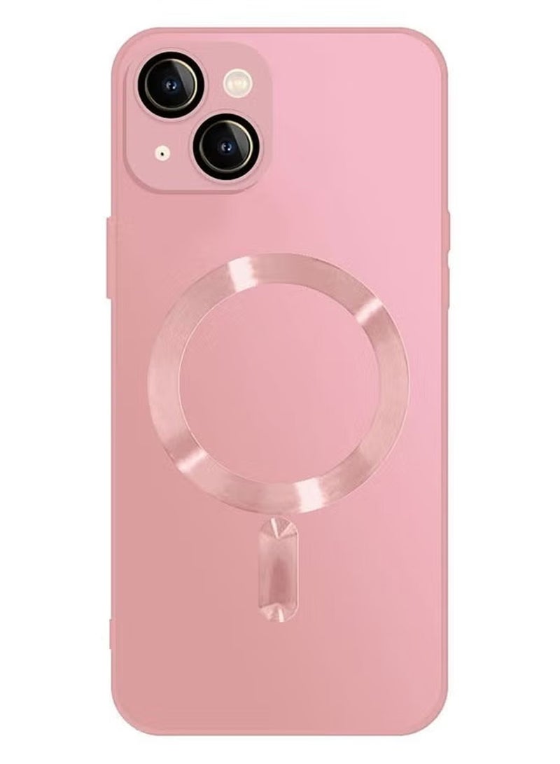 CATANES iphone 14 Case and Cover With MagSafe Built-in High-Grade TPU Material Pink - Image 1