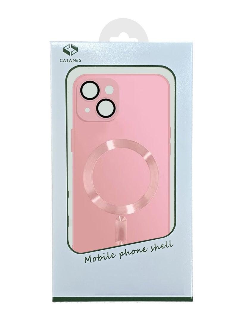 CATANES iphone 14 Case and Cover With MagSafe Built-in High-Grade TPU Material Pink - Image 3