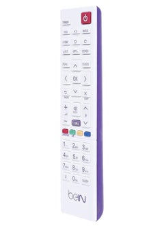 bein Sports Receiver TV Remote Control White and Purple  - Image 2