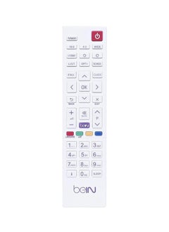 bein Sports Receiver TV Remote Control White and Purple  - Image 1