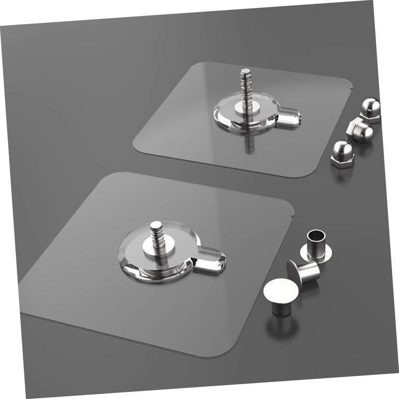 20 Transparent Heavy Duty Adhesive Wall Hangers Picture Hooks For Home Decor Tools No Screws - Image 4