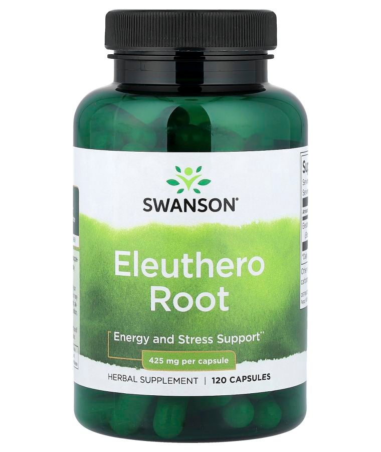 Eleuthero Root 120 Capsules (425 mg per Capsule)