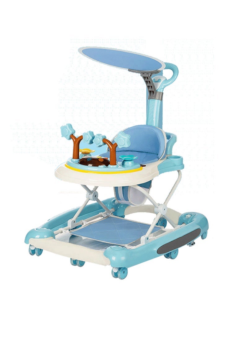 ما بيبي طفل مشاية مضادة للساق مضادة للدوران فتاة طفل رضيع متعدد الوظائف طفل صغير المشي مساعد يمكن الجلوس عربة أطفال - Image 1