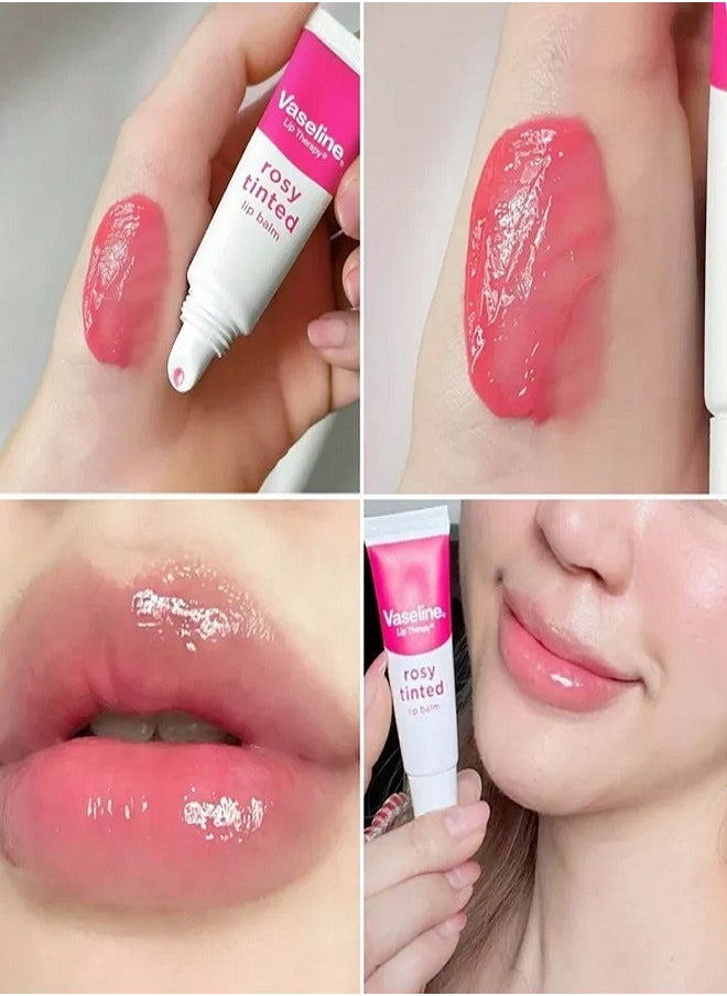 Vaseline Lip Therapy Rosy Tinted Lip Balm 10gm  - Image 4