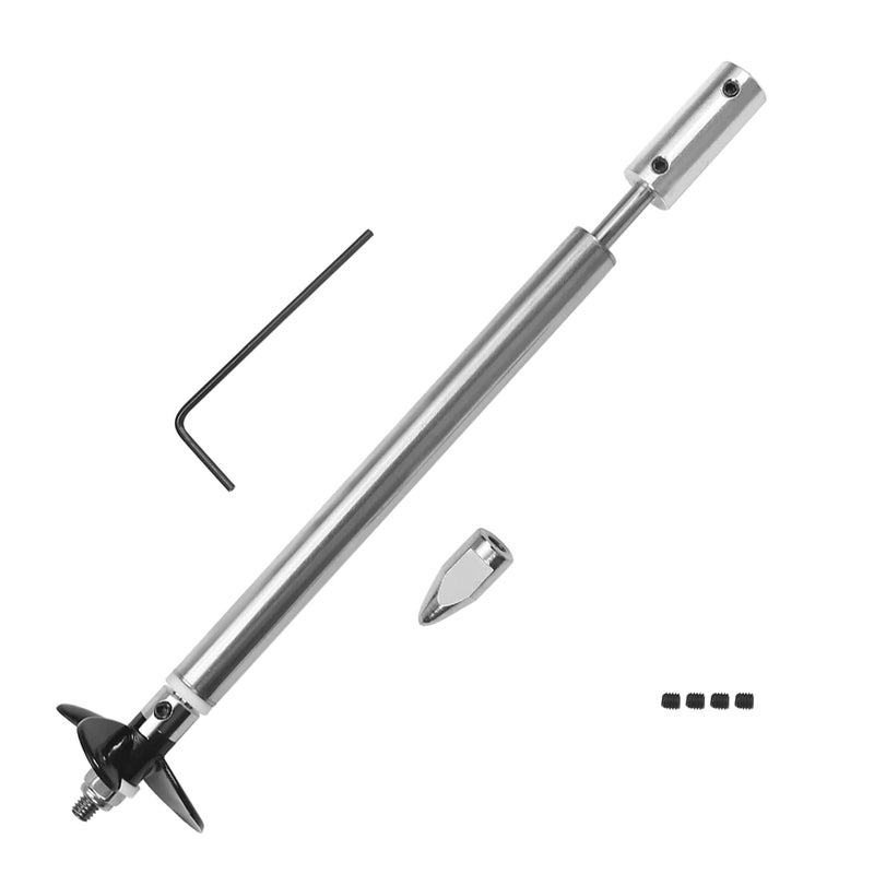 Fielect Drive Shaft w Propeller and Universal Joint for RC Boat  L150mm Shaft  L100mm Sleeve  D36mm Propeller  Fit for 3.17mm Motor Shaft - Image 1