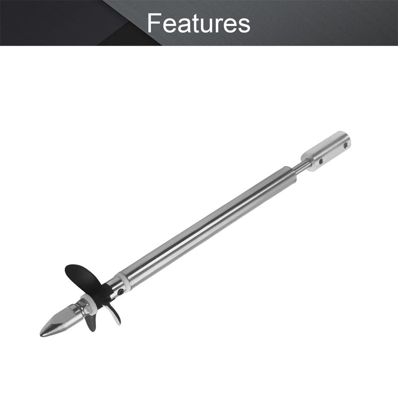 Fielect Drive Shaft w Propeller and Universal Joint for RC Boat  L150mm Shaft  L100mm Sleeve  D36mm Propeller  Fit for 3.17mm Motor Shaft - Image 3