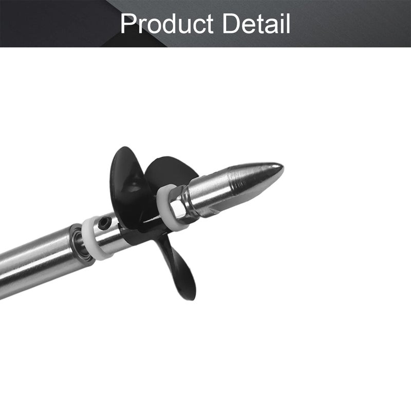 Fielect Drive Shaft w Propeller and Universal Joint for RC Boat  L150mm Shaft  L100mm Sleeve  D36mm Propeller  Fit for 3.17mm Motor Shaft - Image 4