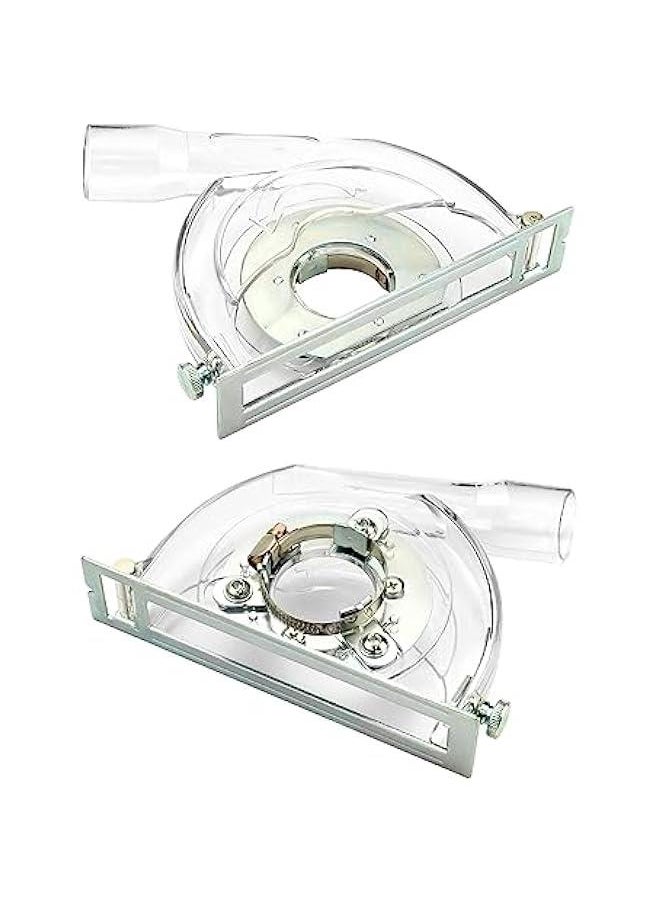 Arabest Cutting Dust Shroud for Angle Grinder 4-1/2 to 5, Transparent Cutting Dust Shroud Grinding Cover, Angle Grinder Dust Collection Attachment  - Image 2
