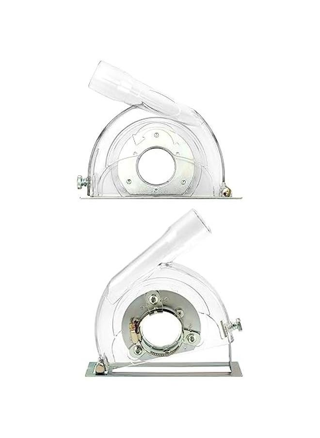 Arabest Cutting Dust Shroud for Angle Grinder 4-1/2 to 5, Transparent Cutting Dust Shroud Grinding Cover, Angle Grinder Dust Collection Attachment  - Image 3