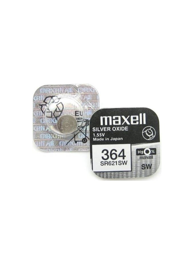 ماكسل بطارية ماكسيل 364/SR621SW 1.55 فولت- قطعة واحدة - Image 2