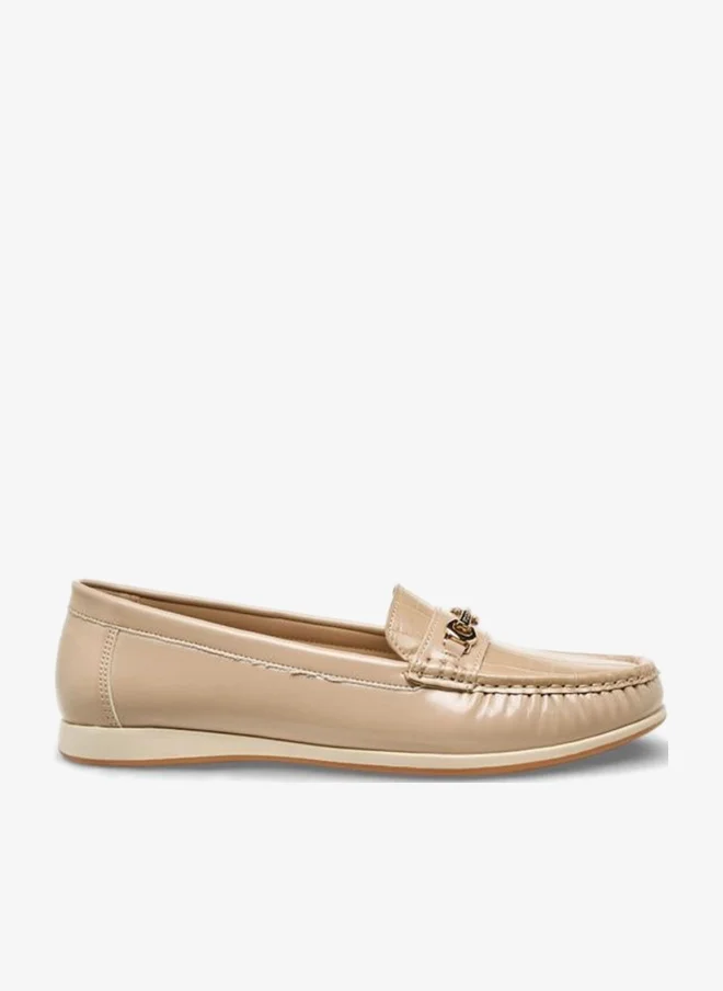 Flora Bella By Shoexpress Flora Bella Women Textured Slip-On Loafers