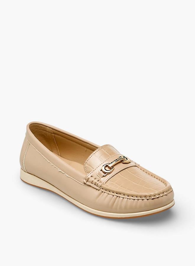 Flora Bella By Shoexpress Flora Bella Women Textured Slip-On Loafers - Image 2