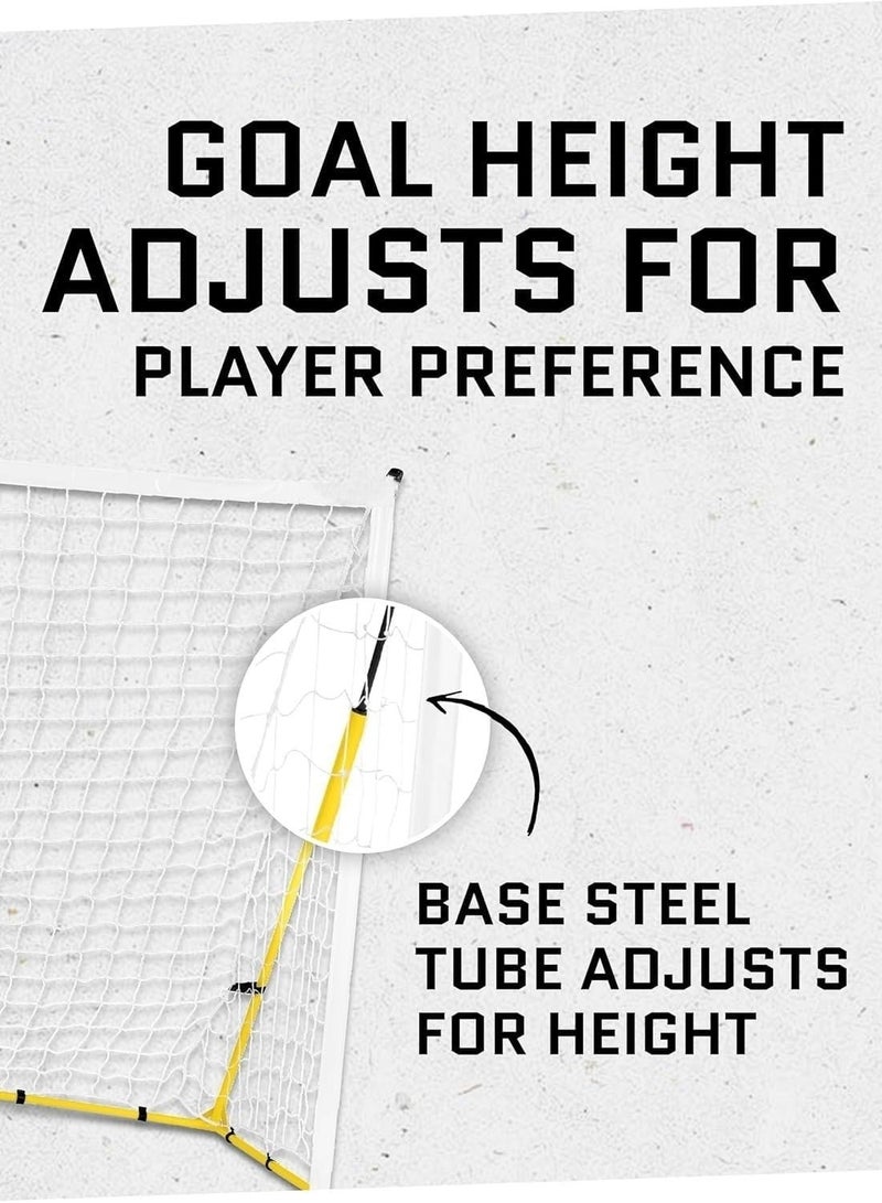 والالا شبكة مرمى كرة قدم محمولة، سهلة وسريعة التركيب، تتضمن شبكة وحقيبة حمل، شبكة كرة قدم في الفناء الخلفي للأطفال والكبار، 240*150 سم - Image 4