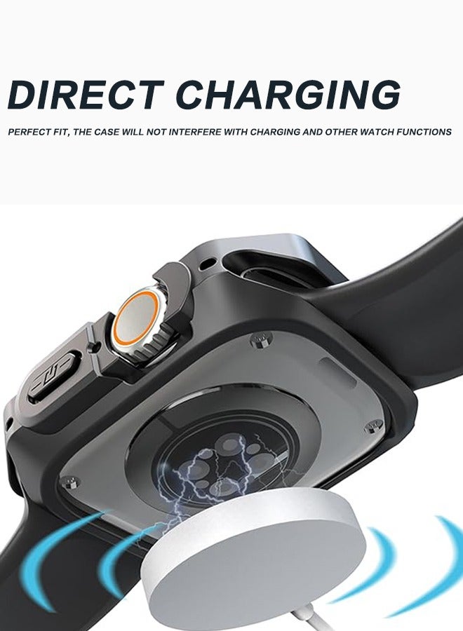 Organizer Apple Watch 45mm Case Cover, Soft Protective Bumper Rugged Clear Bezel Frame, Apple Watch Series 9/ 8/ 7 - Image 3