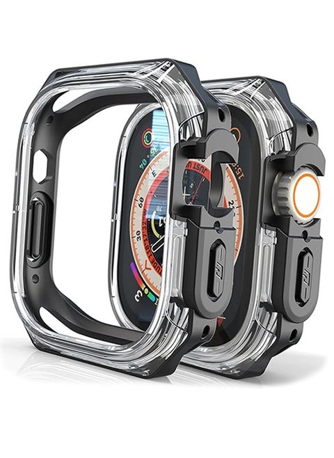 Apple Watch 45mm Case Cover, Soft Protective Bumper Rugged Clear Bezel Frame, Apple Watch Series 9/ 8/ 7