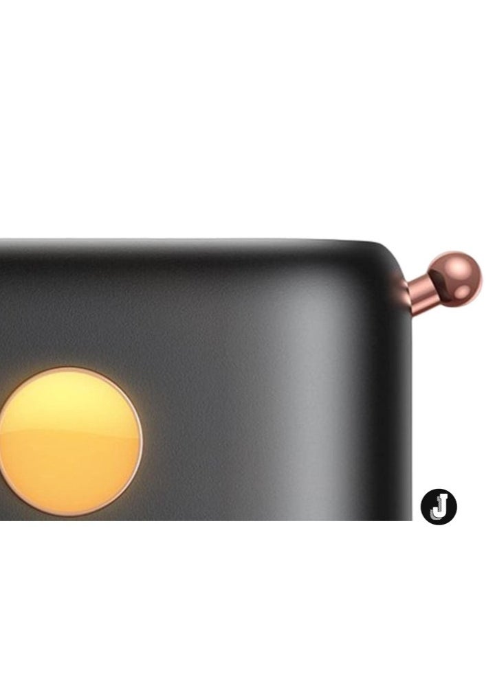 JAJEEK "NEW Creative Air Humidifier & Essential Oil Diffuser – Simulation Flame Design for Home & Office (Black)" - Image 3