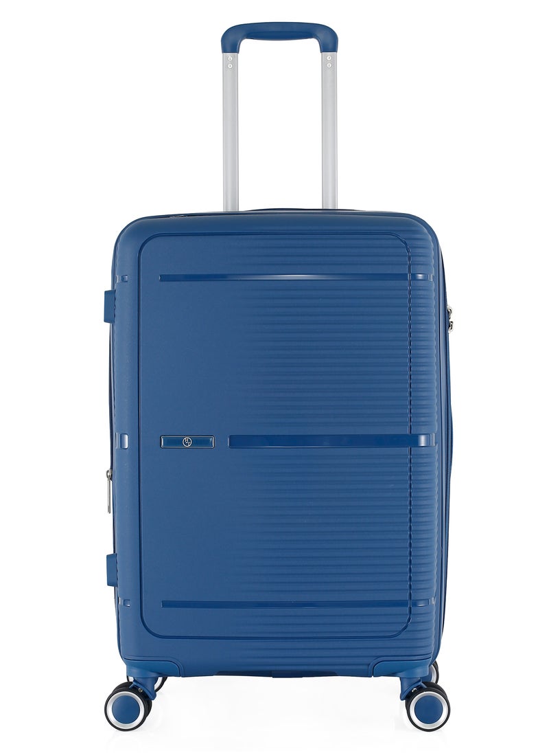 H.T H.T Luggage Bag, Hard Case Polypropylene (PP) Material, 8x360 Degree Rotation Spinner Wheels, Matching Color Suitcases, Expandable Trolley Bag, Telescopic Handle, TSA Lock, SKU 13627  - Image 2