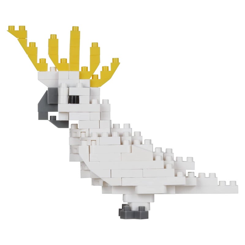 nanoblock - Birds - Sulphur-Crested Cockatoo, Collection Series Building Kit - Image 4